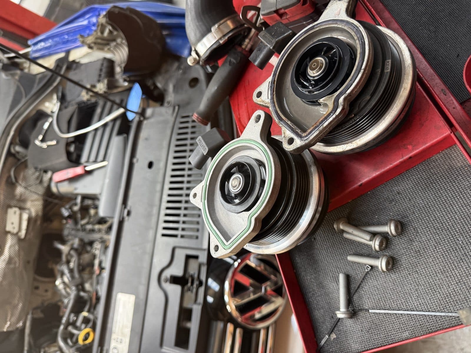 Volkswagen water pump replacement near Alphington